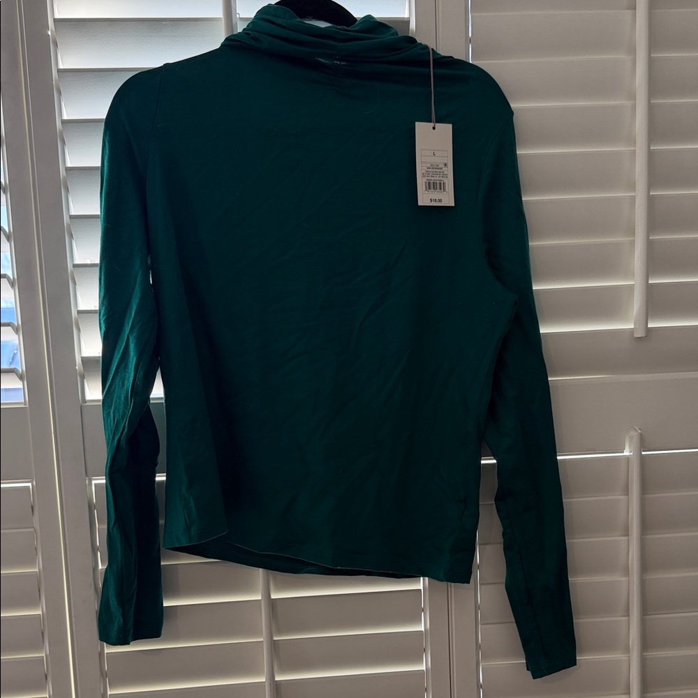 a new day Teal Long Sleeve Top